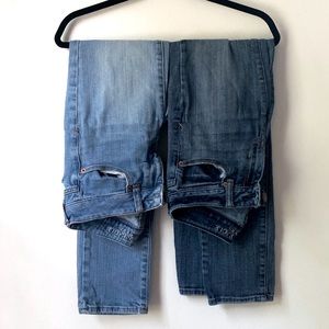 2 pairs AE Skinny Stretch Jeans (short)